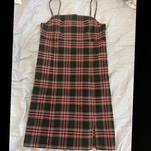 Garage plaid dress